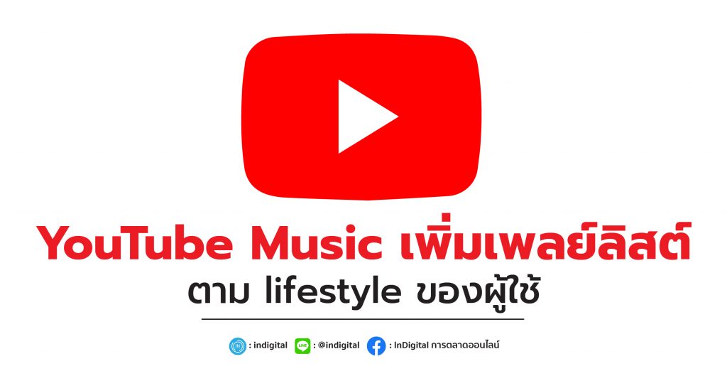 YouTube Music เพิ่มเพลย์ลิสต์ตาม lifestyle ของผู้ใช้