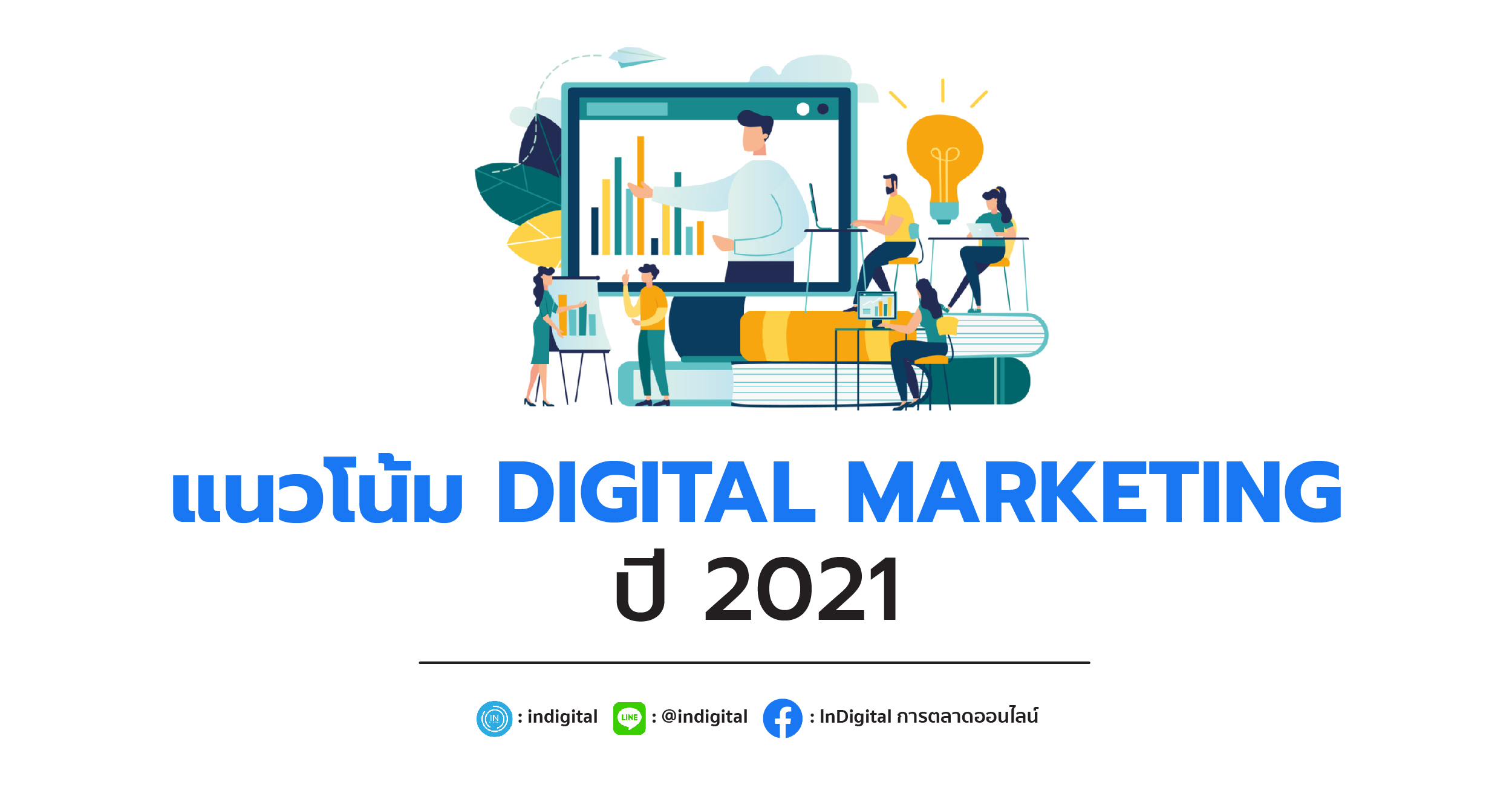 แนวโน้ม DIGITAL MARKETING ในปี 2021