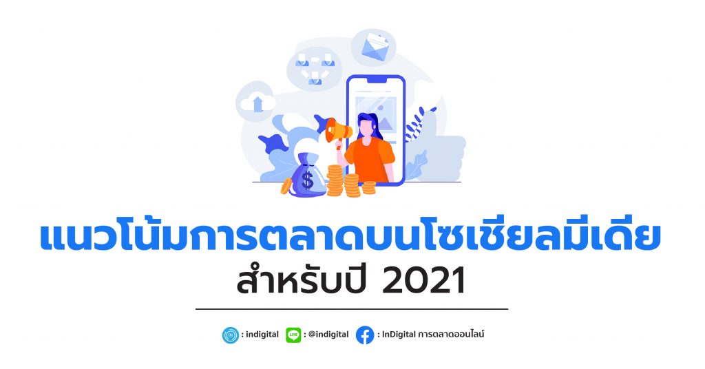 แนวโน้มการตลาดบนโซเชียลมีเดียสำหรับปี 2021