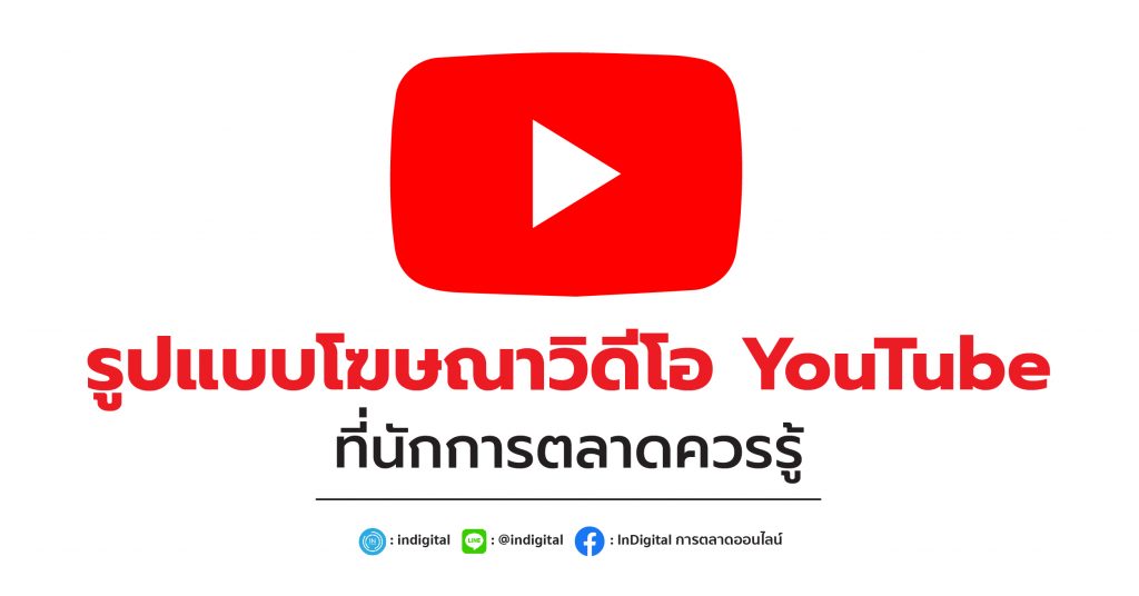 รูปแบบโฆษณาวิดีโอ YouTube ที่นักการตลาดควรรู้