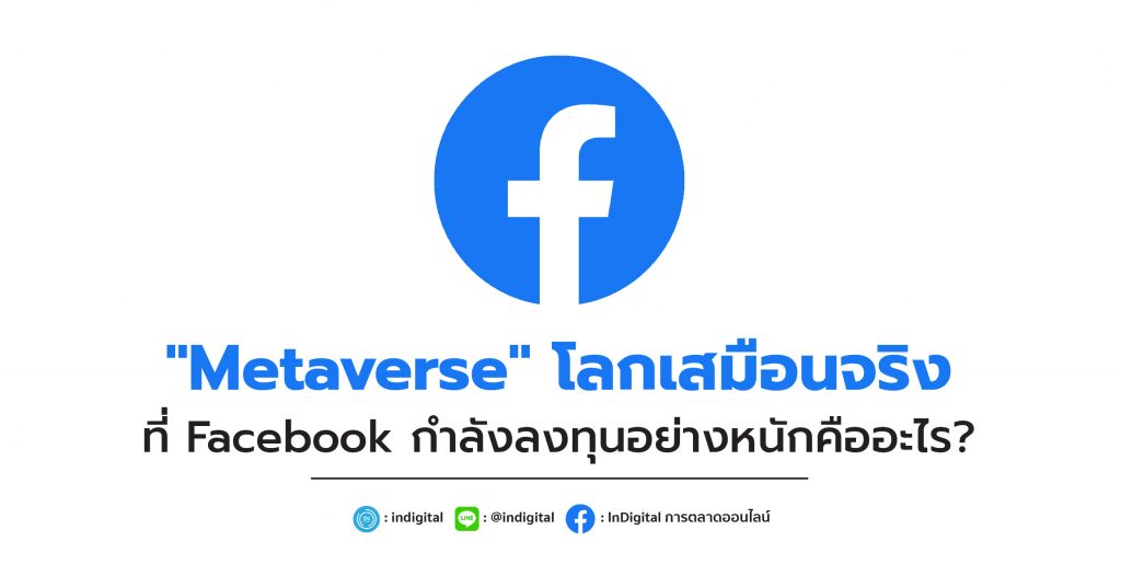 "Metaverse" โลกเสมือนจริง ที่ Facebook กำลังลงทุนอย่างหนักคืออะไร?