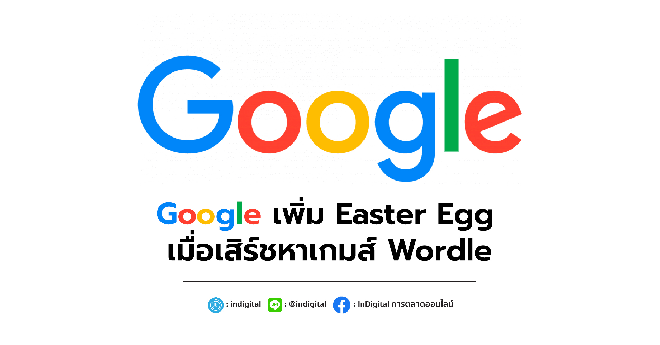 Google เพิ่ม Easter Egg เมื่อเสิร์ชหาเกมส์ Wordle