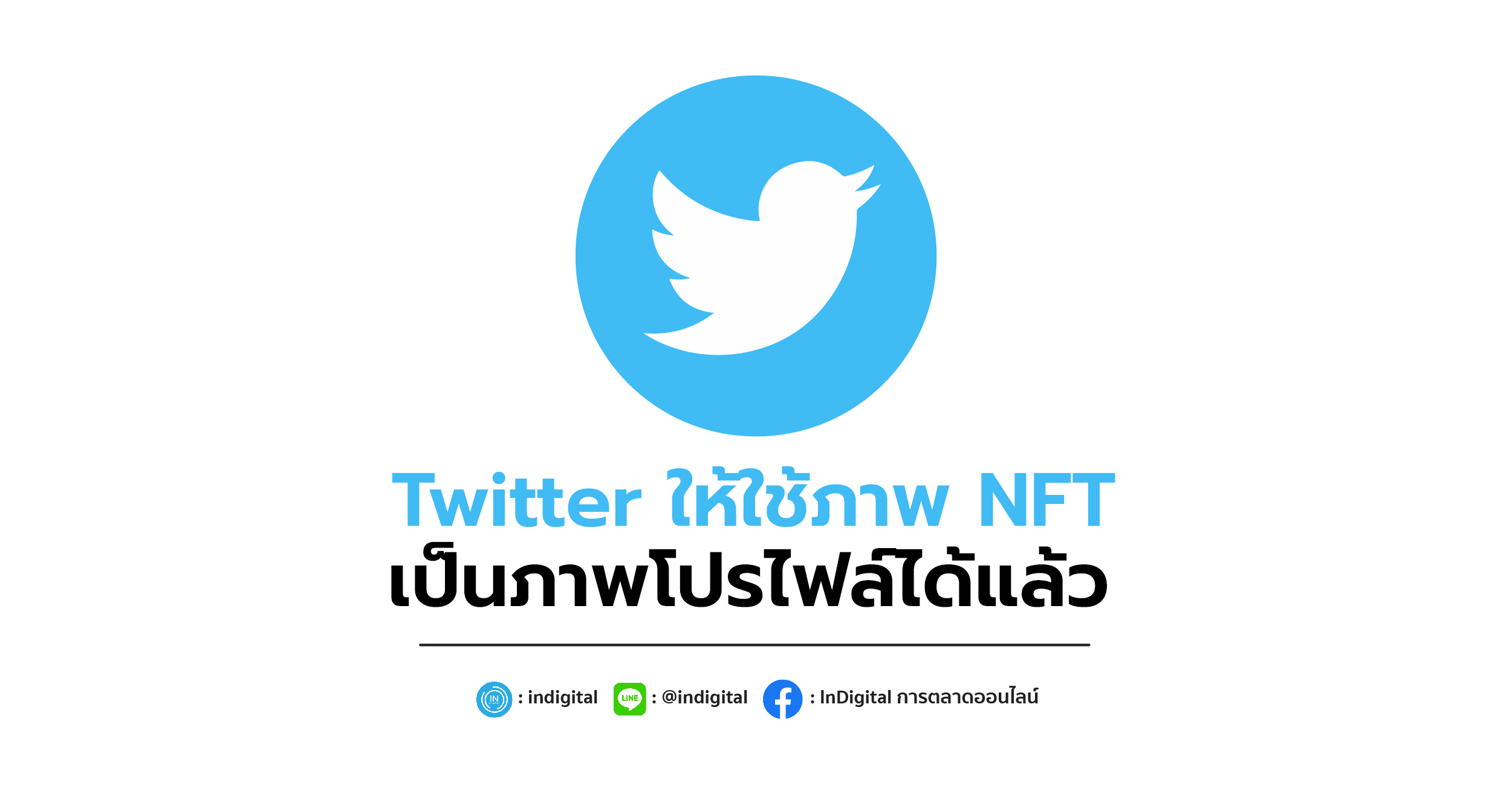 Twitter ให้ใช้ภาพ NFT เป็นภาพโปรไฟล์ได้แล้ว